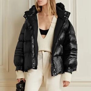 The Frankie Shop Val Black Puffer